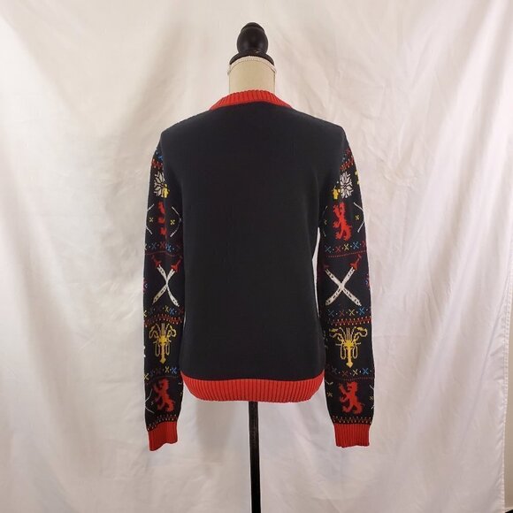 GAME of Thrones JOY TO THE REALM Mens Knit Sweater - Picture 14 of 14